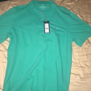 Aqua vineyard vines slim fit polo